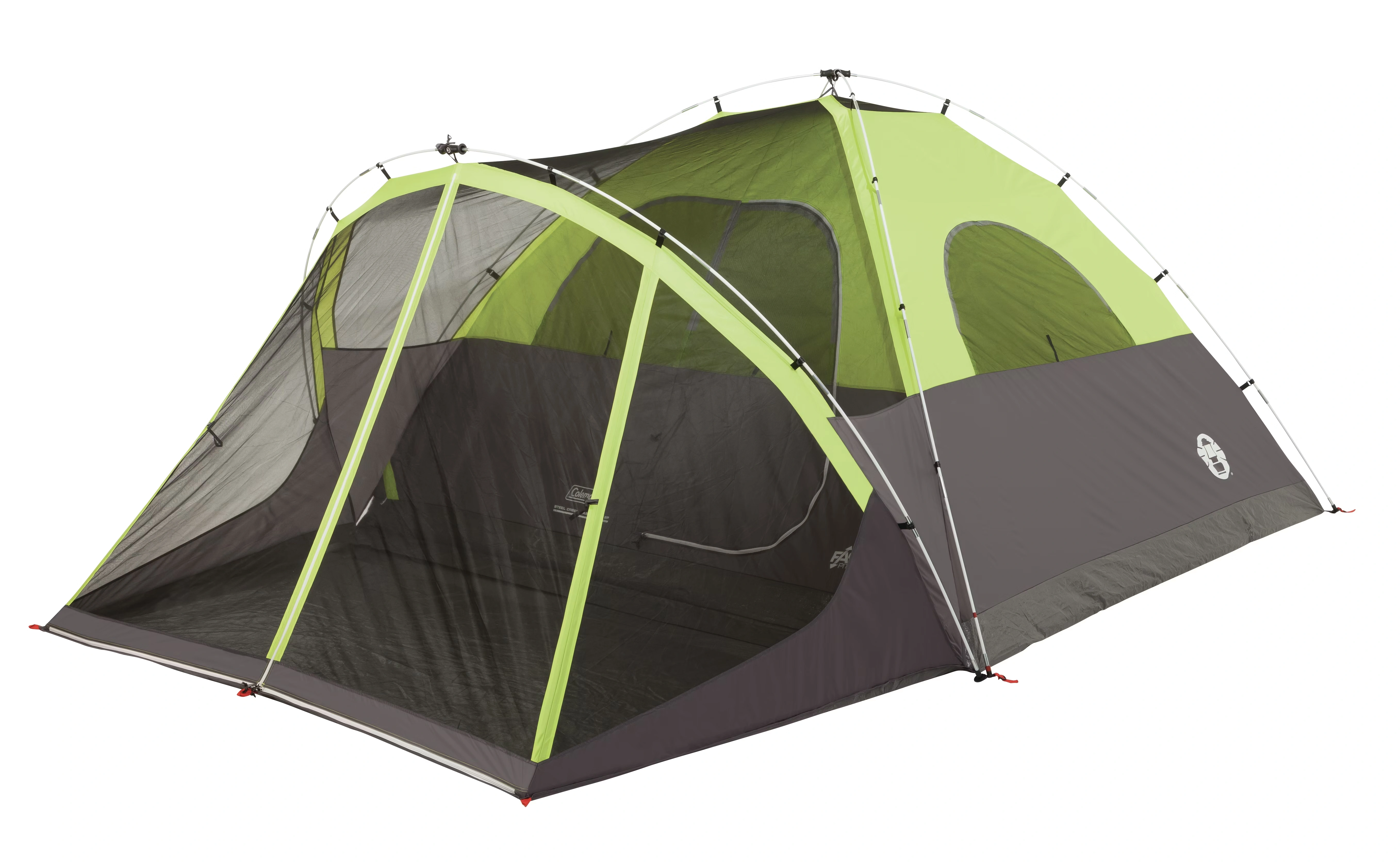 6-Person Steel Creek™ Fast Pitch™ Dome Camping Tent with Screen Room, Green