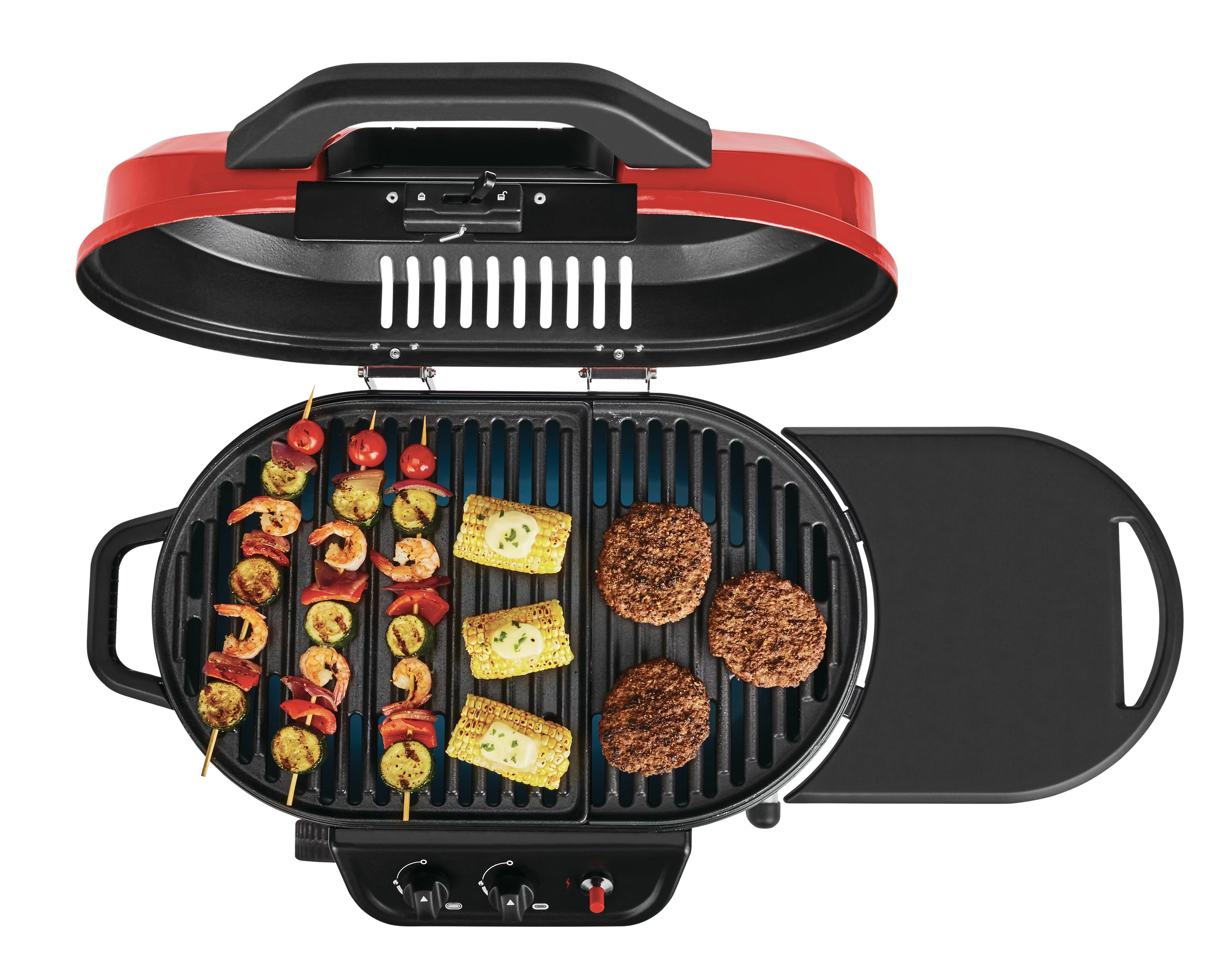 RoadTrip® 225 Portable Stand-Up Propane Grill Red