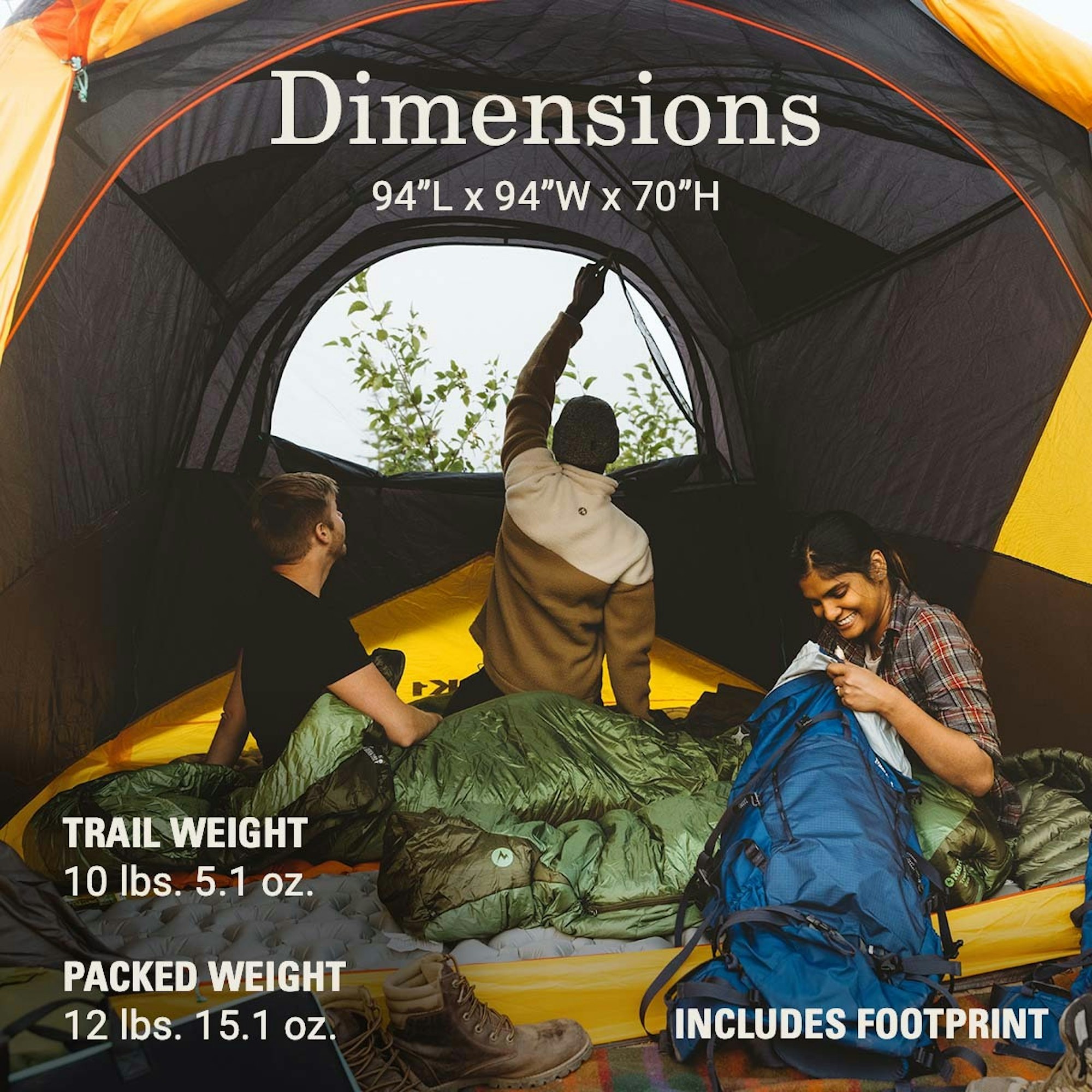 PEAK1™ 4-Person Dome Tent 6 PEAK1™ 4-Person Dome Tent