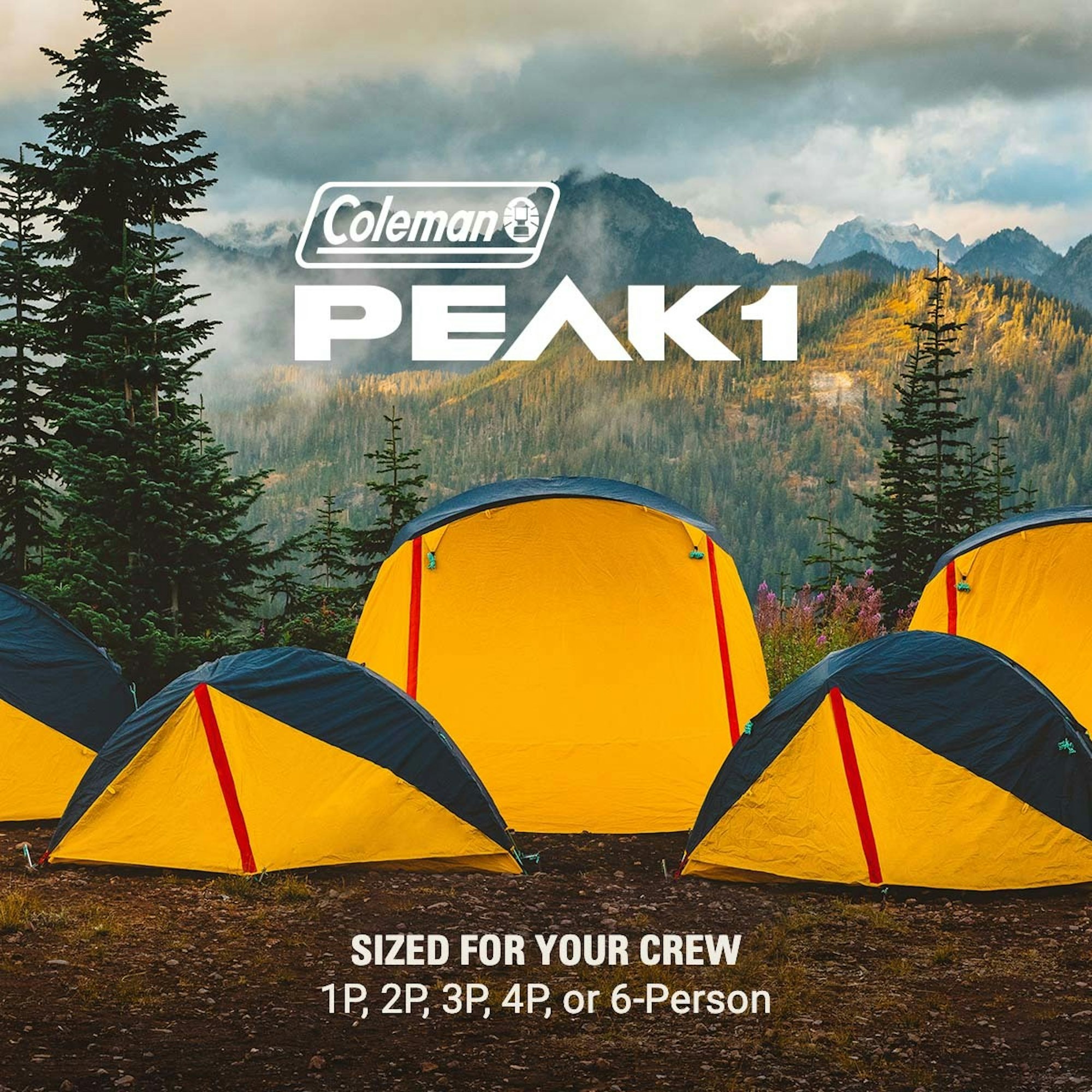 PEAK1™ 4-Person Dome Tent 7 PEAK1™ 4-Person Dome Tent