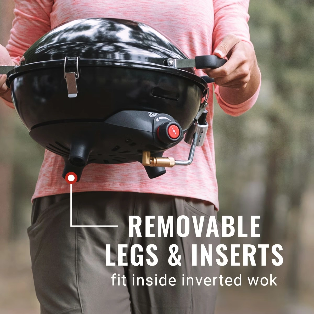 4-in-1 Portable Propane Gas Cooking System Black 5 4-in-1 Portable Propane Gas Cooking System Black