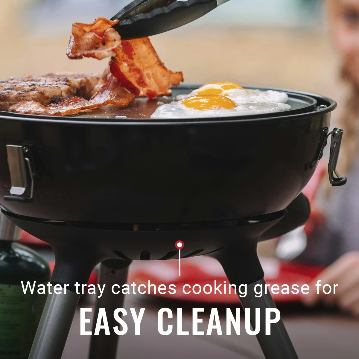 4-in-1 Portable Propane Gas Cooking System Black 6 4-in-1 Portable Propane Gas Cooking System Black