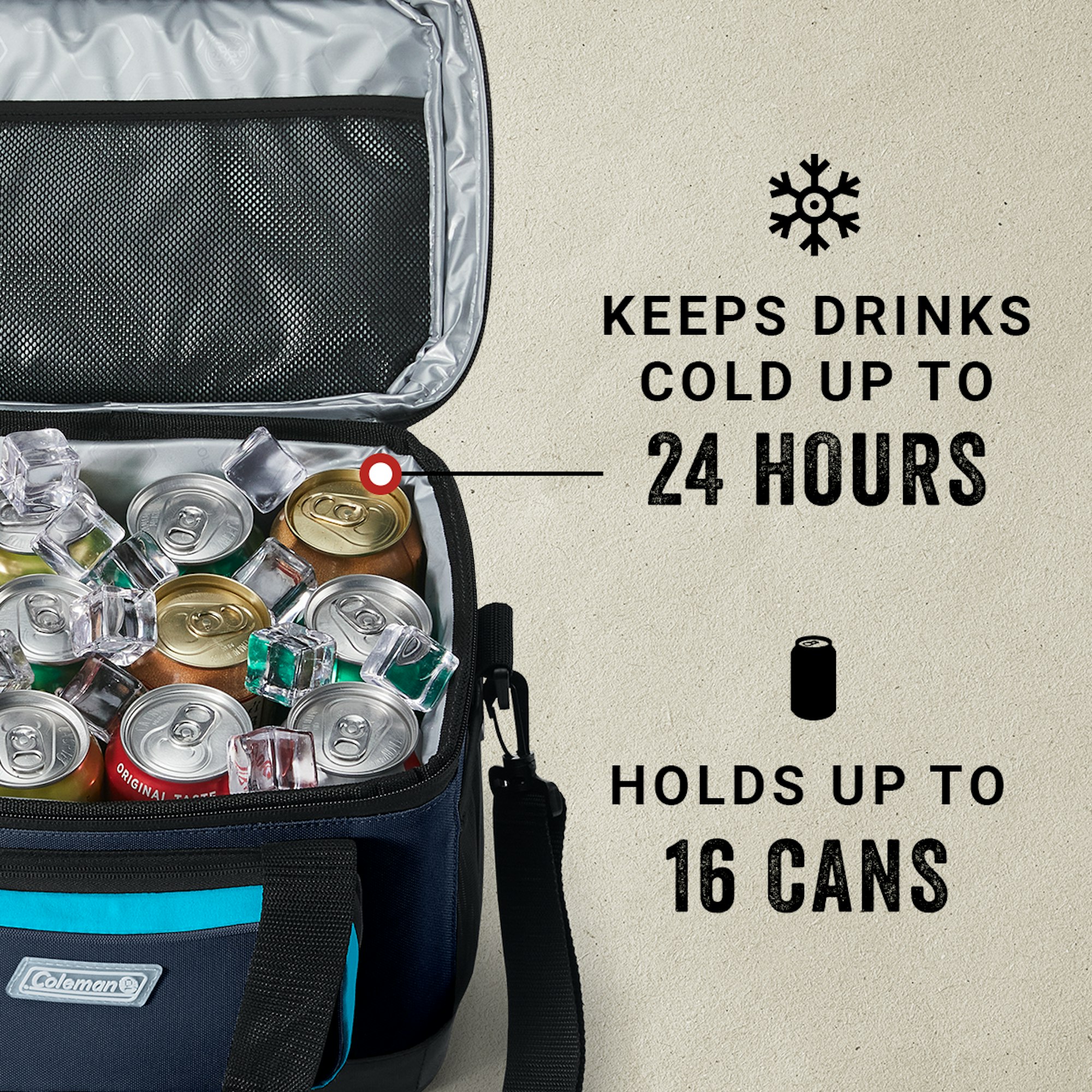 XPAND™ 16-Can Soft Cooler Blue Nights